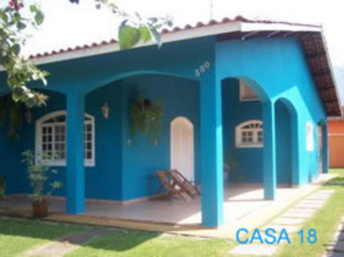 Casa Em Cond. Fechado Praia Mococa - Caraguatatuba Mar Verde Esterno foto