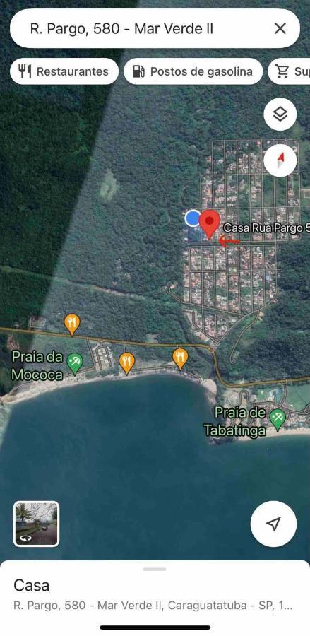 Casa Em Cond. Fechado Praia Mococa - Caraguatatuba Mar Verde Esterno foto